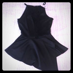Black Joyce Leslie Top